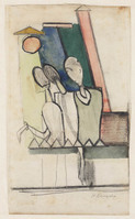 KT 1996 069
<br/>
Compositie met drie figuren
<br/>
<em>Kruyder, Herman Justus (1881-1935)</em>